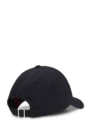 Šiltovka BOSS Cotton-twill cap with embroidered heart logo Čierna | 50557038, 1