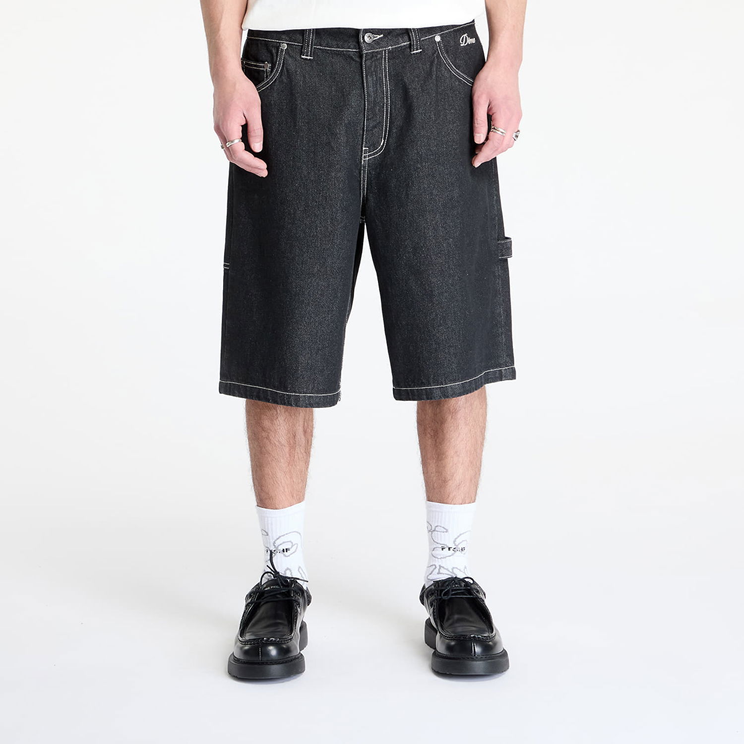 Šortky Dime Dime Classic Denim Shorts Čierna | DIMESP2515BLK, 0