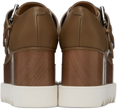 Tenisky a topánky Stella McCartney Elyse Star-Studded Buckle Platform Derbys Hnedá | 810389AP0AL0, 1