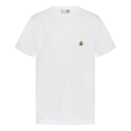 Tričko Dior KAWS Crossover Short Sleeve T-Shirt Biela | 923J611W6041-082