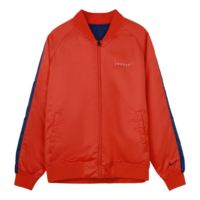 Bomber bunda Nike Swoosh Reversible Bomber Jacket Oranžová | CJ4876-891