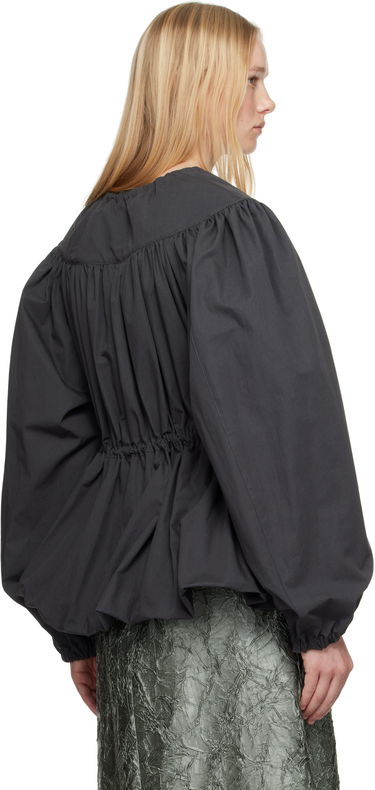 Košeľa Dries Van Noten Dries Van Noten Drawstring Peplum Top Čierna | 251-010501-1449, 2