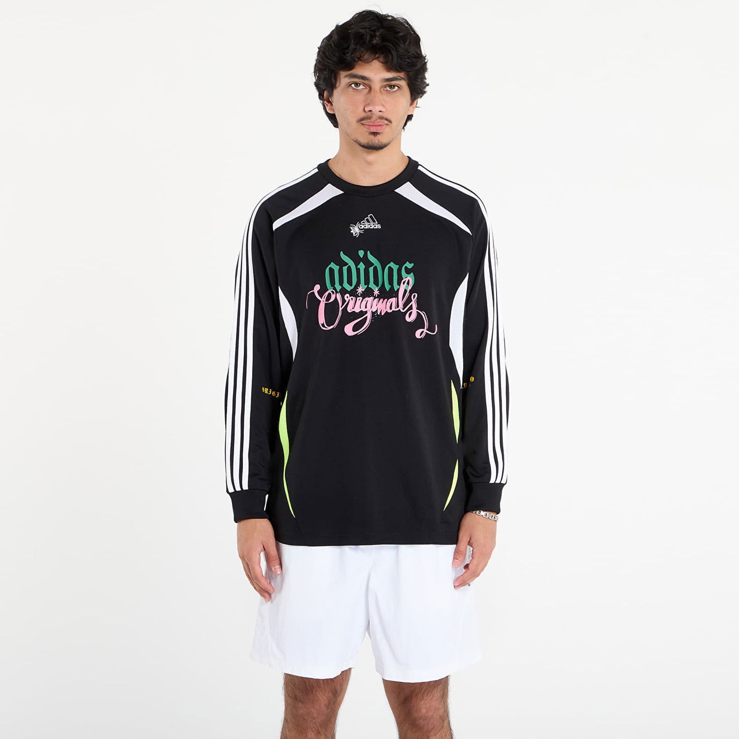 Tričko adidas Originals Spiders Goalkeeper Loose Long-Sleeve Top Čierna | JW0201, 0