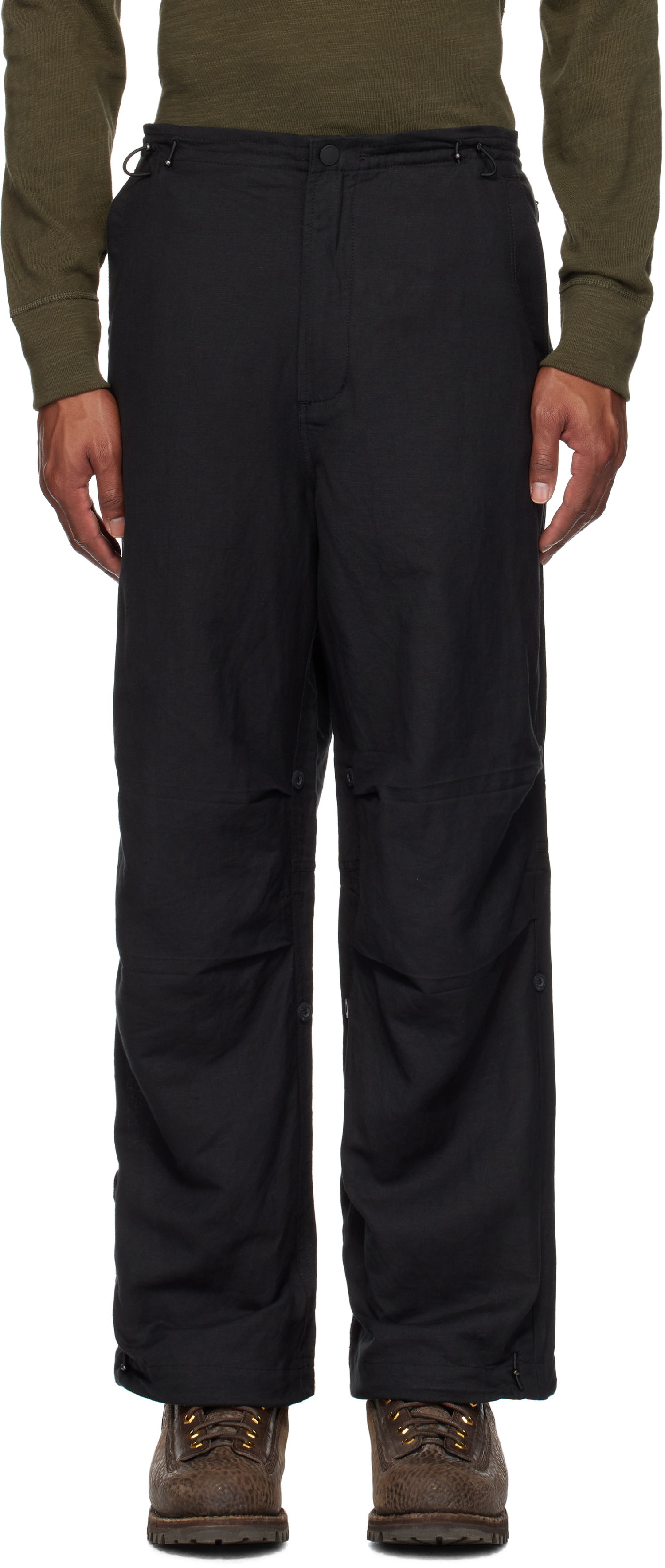 Nohavice Maharishi Loose Fit Snopants Trousers Čierna | 5331, 0