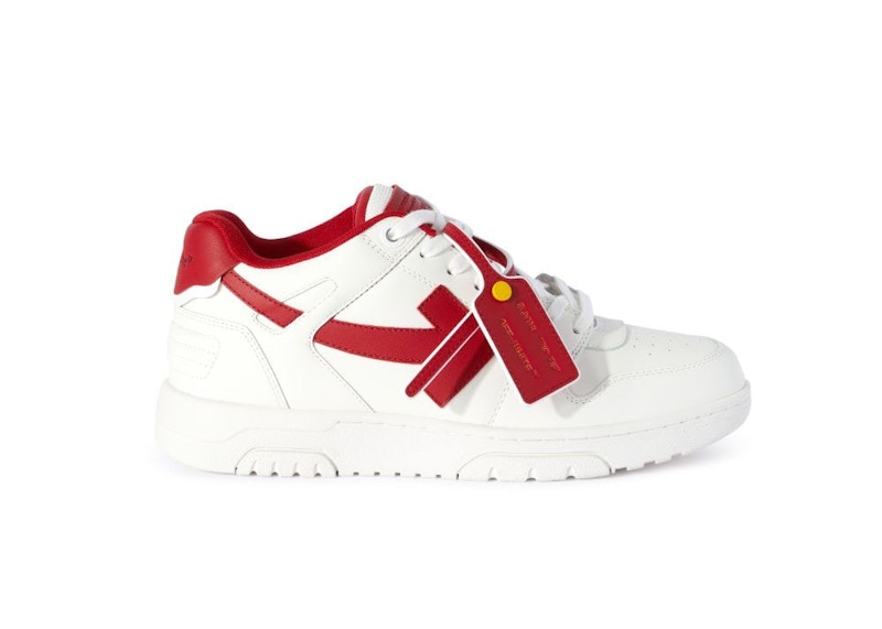 Tenisky a topánky Off-White Out Of Office OOO Low Tops 2024 Lunar New Year Red White Červená | OMIA189G23LEA0070125, 0