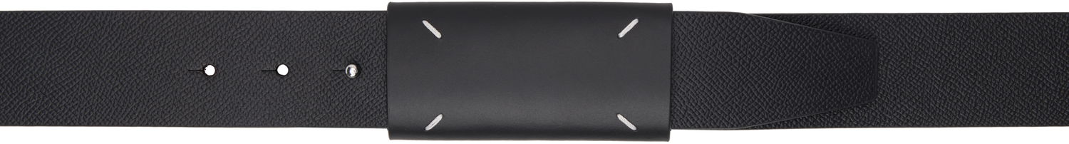 Opasok Maison Margiela Maison Margiela Tab-Slot Leather Belt Čierna | SA1TP0017 P4745, 0