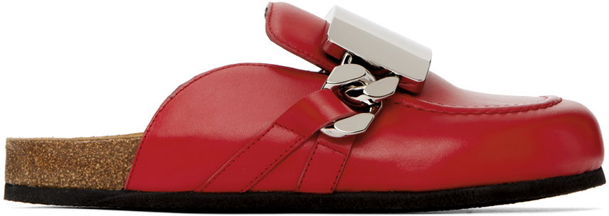Tenisky a topánky JW Anderson JW Anderson Gourmet Chain Mules Červená | ANM40500A, 0
