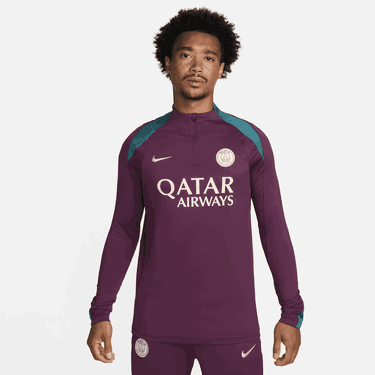 Mikina Nike Dri-FIT Paris Saint-Germain Strike Vínová | FN9841-613, 4