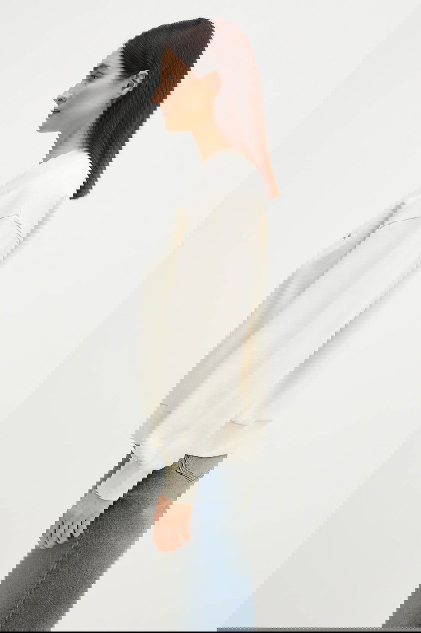 Mikina Carhartt WIP Casey Sweatshirt with Logo Biela | I032643.0UOXX, 1