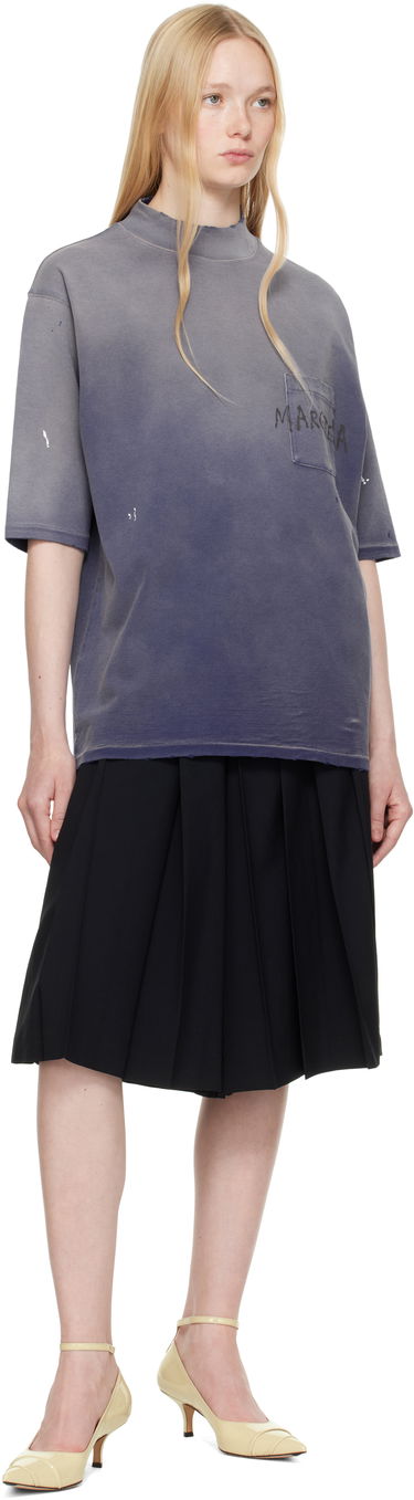 Tričko Maison Margiela Maison Margiela Graffiti Logo T-Shirt Modrá | S50GC0714 S24567, 3