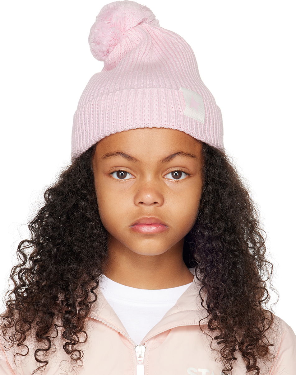 Kulicha Golden Goose Golden Goose Kids Star Pom Pom Beanie Ružová | GKP01294.P000936.25152, 0