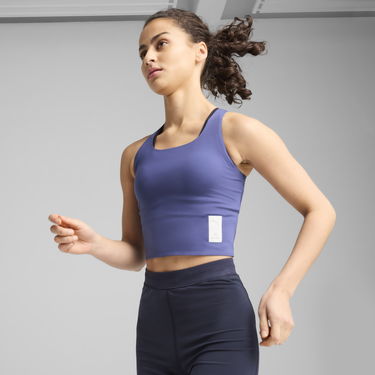 Tielko Puma PUMA x SAYSKY Women's Running Crop Top Fialová | 526839_46, 1