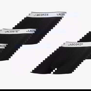 Boxerky Lacoste LACOSTE Cotton Stretch Trunk (3-Pack) Čierna | 5H2392 031, 0