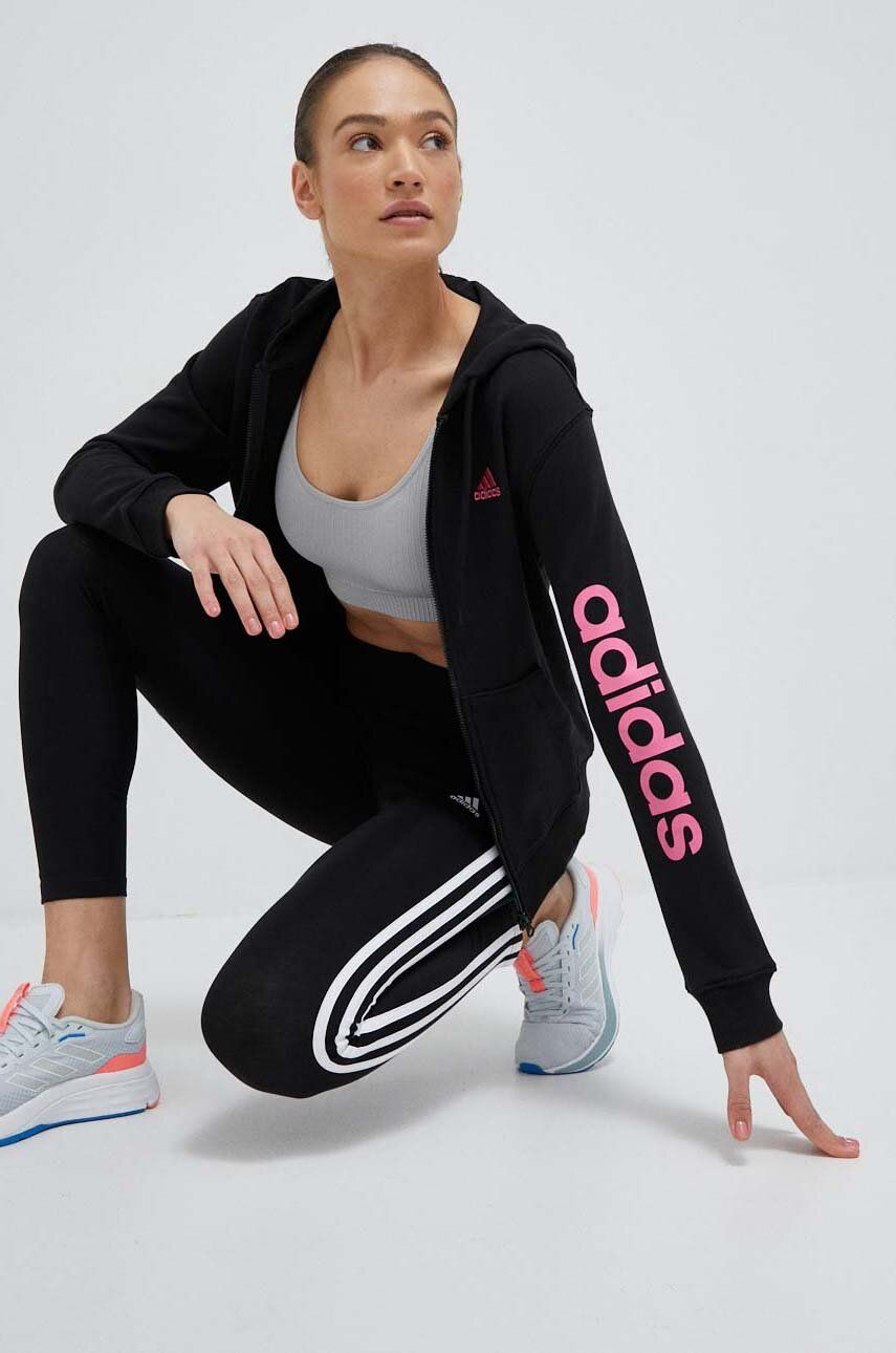 Mikina adidas Originals French Terry Full-Zip Hoodie Čierna | IC5017, 0