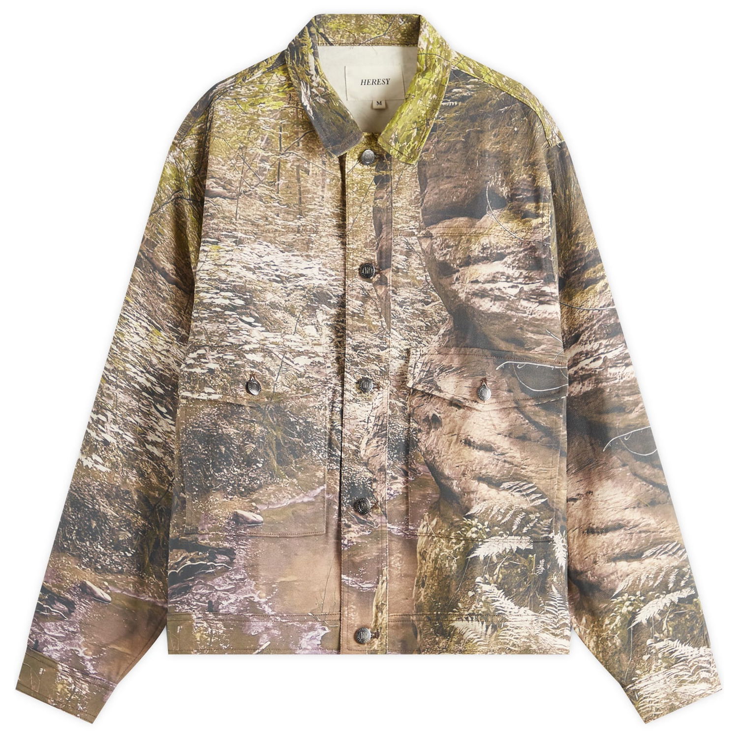 Bunda Heresy Heresy Dunino Print Jacket Hnedá | HSS25-O08, 0