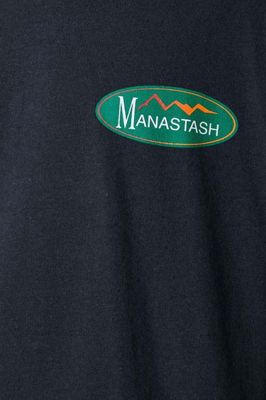 Tričko Manastash Manastash Hemp Original Logo T-Shirt Čierna | 7924134002, 5