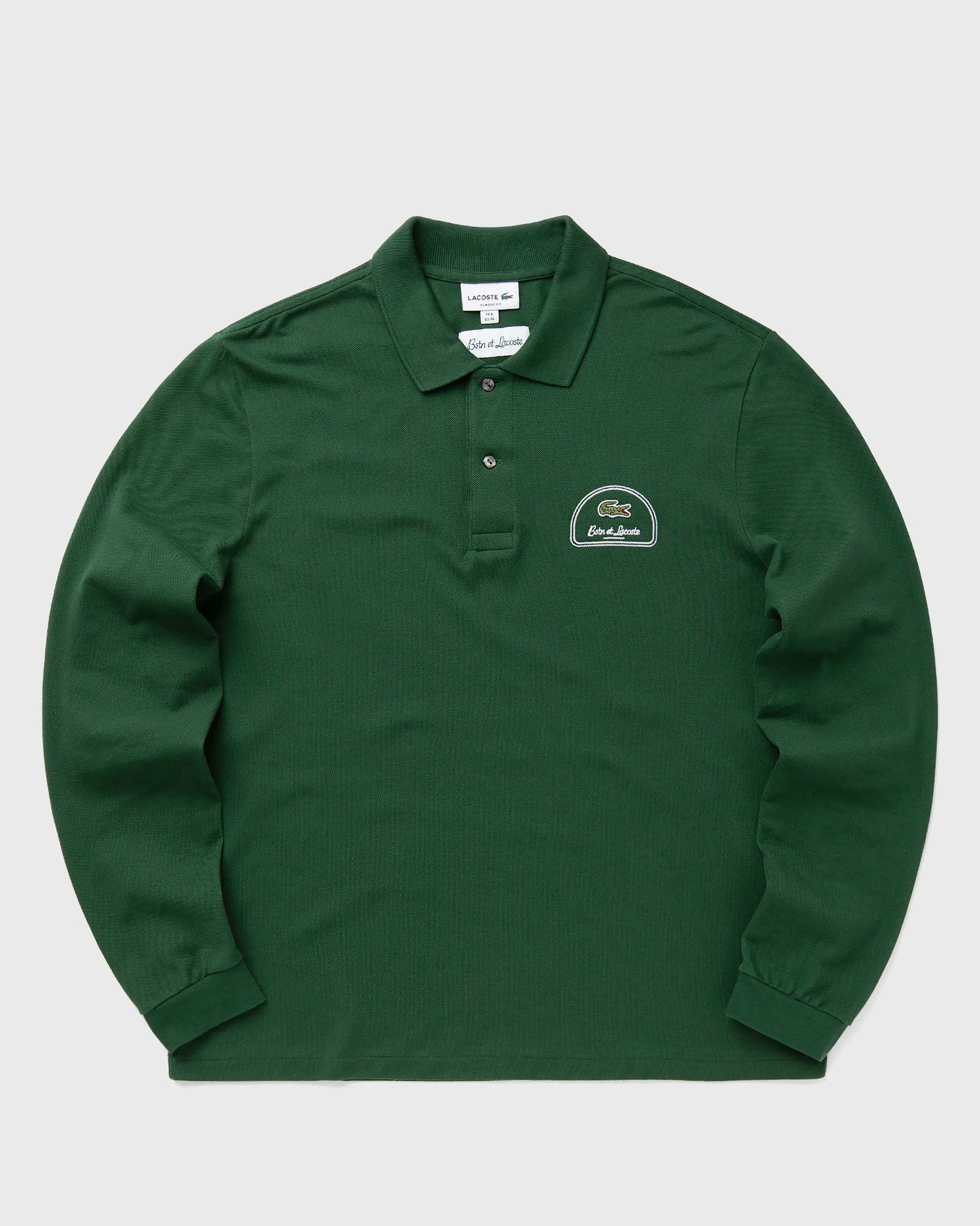 Polo tričko Lacoste BSTN Polo Shirt Long Sleeve Zelené | L1312-132-BSTN, 0