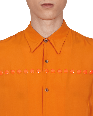 Košeľa Dries Van Noten Clasen Embroidered Shirt Oranžová | 020739-4122 353, 5