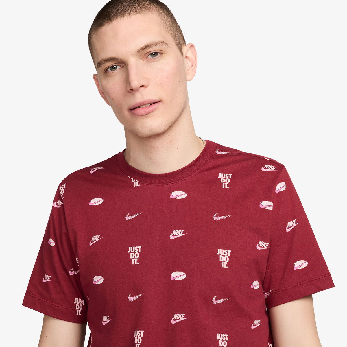 Tričko Nike M NSW TEE M90 12MO AOP Červená | FQ8036-677, 0