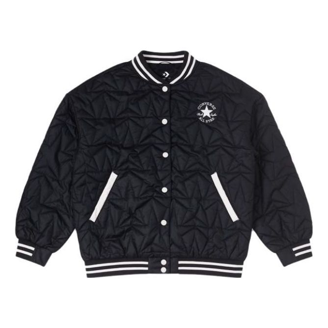 Bomber bunda Converse RPC Padded Baseball Jacket Čierna | 10025223-A03