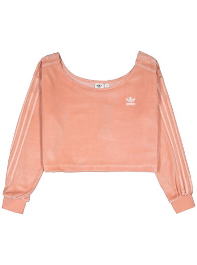 Mikina adidas Originals Cropped Hoodie Ružová | hg5709