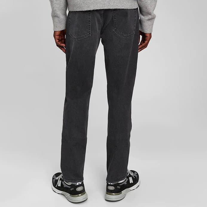 Džínsy GAP Denim Pants Slim Straight Washed Black Čierna | 709152-00, 1