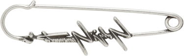 Spona Yohji Yamamoto Yohji Yamamoto Signature Safety Pin Brooch Metalická | HP-A07-965, 1