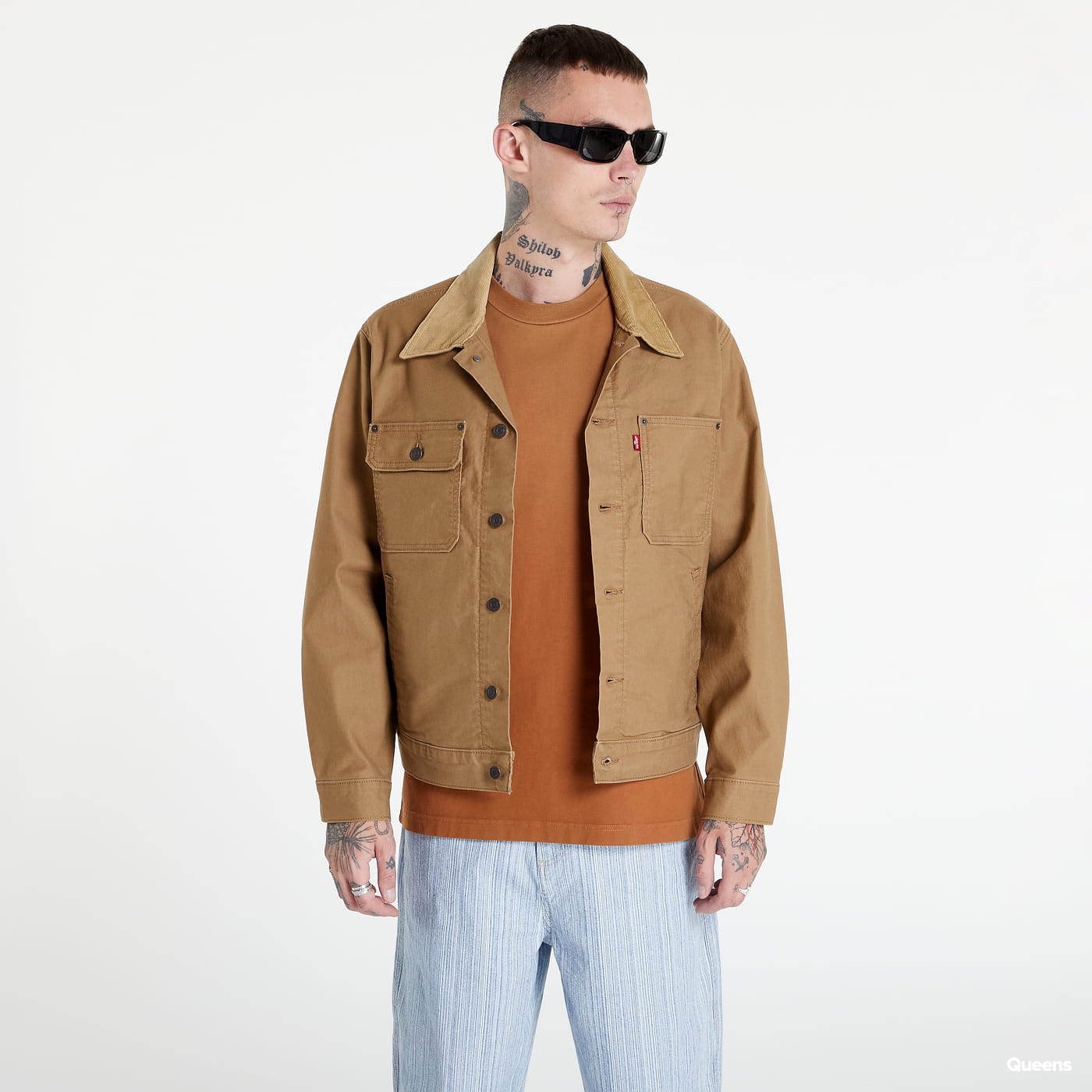 Bunda Levi's Stock Trucker Jacket Hnedá | Stock Trucker, 0