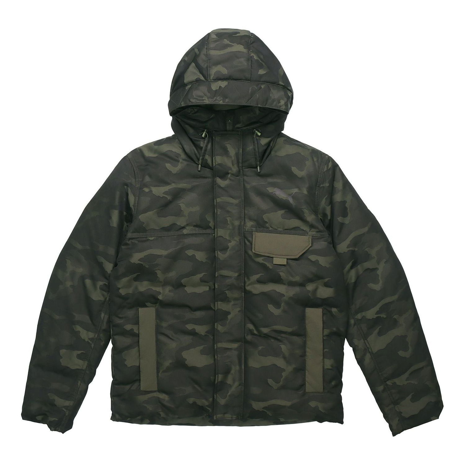 Parka Puma Streetstyle 480 Camo Down Jacket Zelené | 581639-70, 0