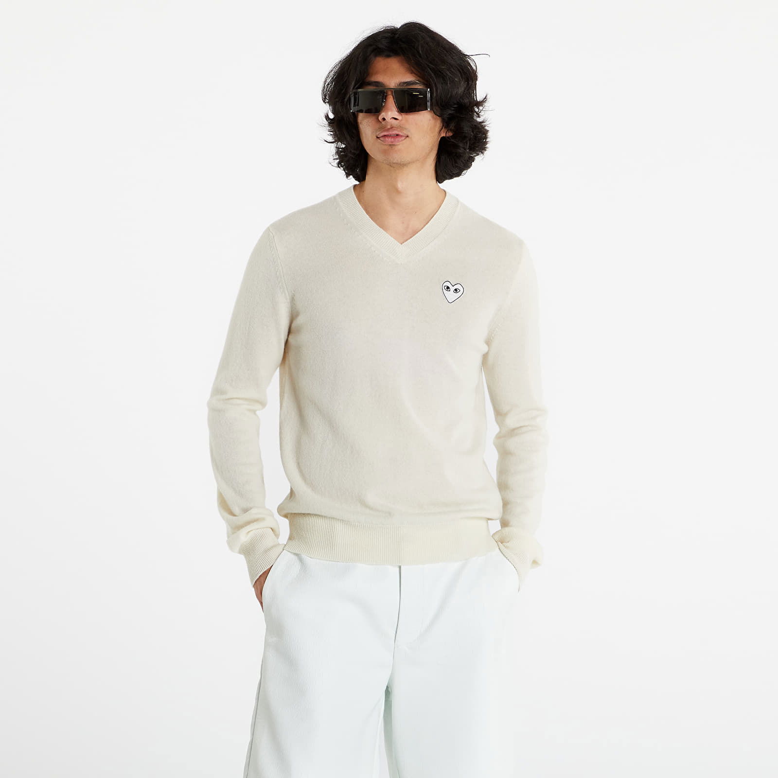 PLAY White Heart Pullover