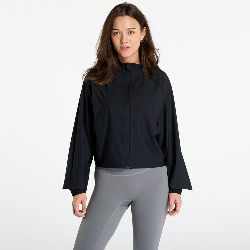 Vetrovka Urban Classics Cropped Wide Sleeve Windbreaker Sports Jacket Čierna | TB7800-00007