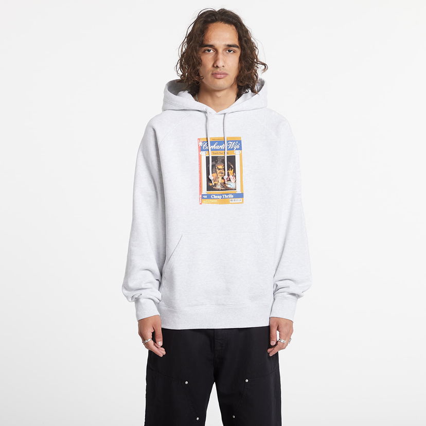 Mikina Carhartt WIP Hooded Cheap Thrills Hoodie Šedá | I032864.482XX
