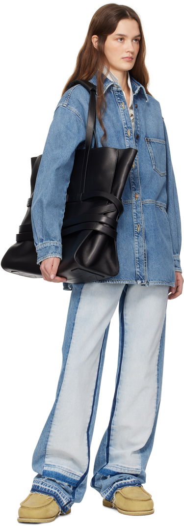 Tote bag Moschino Moschino 'Tie Me' Leather Tote Čierna | MC4156PP1M 251MOOA0 000, 3