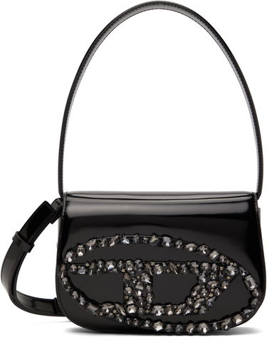 Kabelka Diesel Diesel 1DR Crystal-Embellished Shoulder Bag Čierna | X08396 P8036, 0