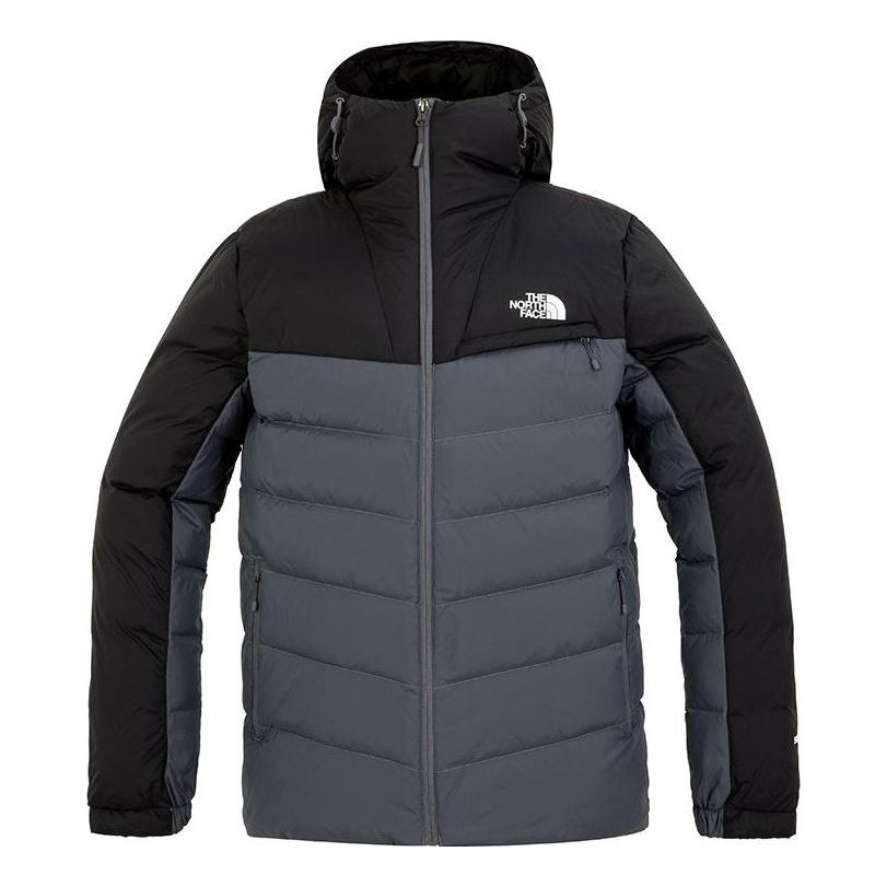 Prešívaná bunda The North Face Nuptse Insulated Hooded Jacket Šedá | NF0A7QPK-F9L, 0