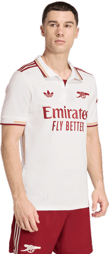 Dres adidas Performance Arsenal 25/26 Authentic Third Jersey Biela | JI9554, 4