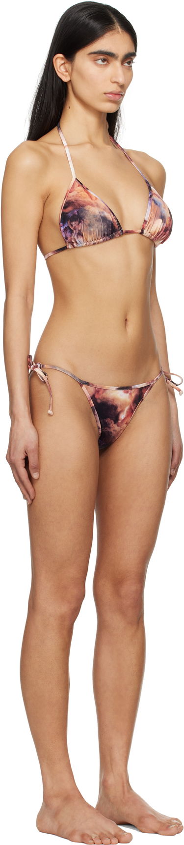 Plavky Vivienne Westwood Vivienne Westwood Cherubs Padded Triangle Bikini Hnedá | 8101000F-J0097-, 1