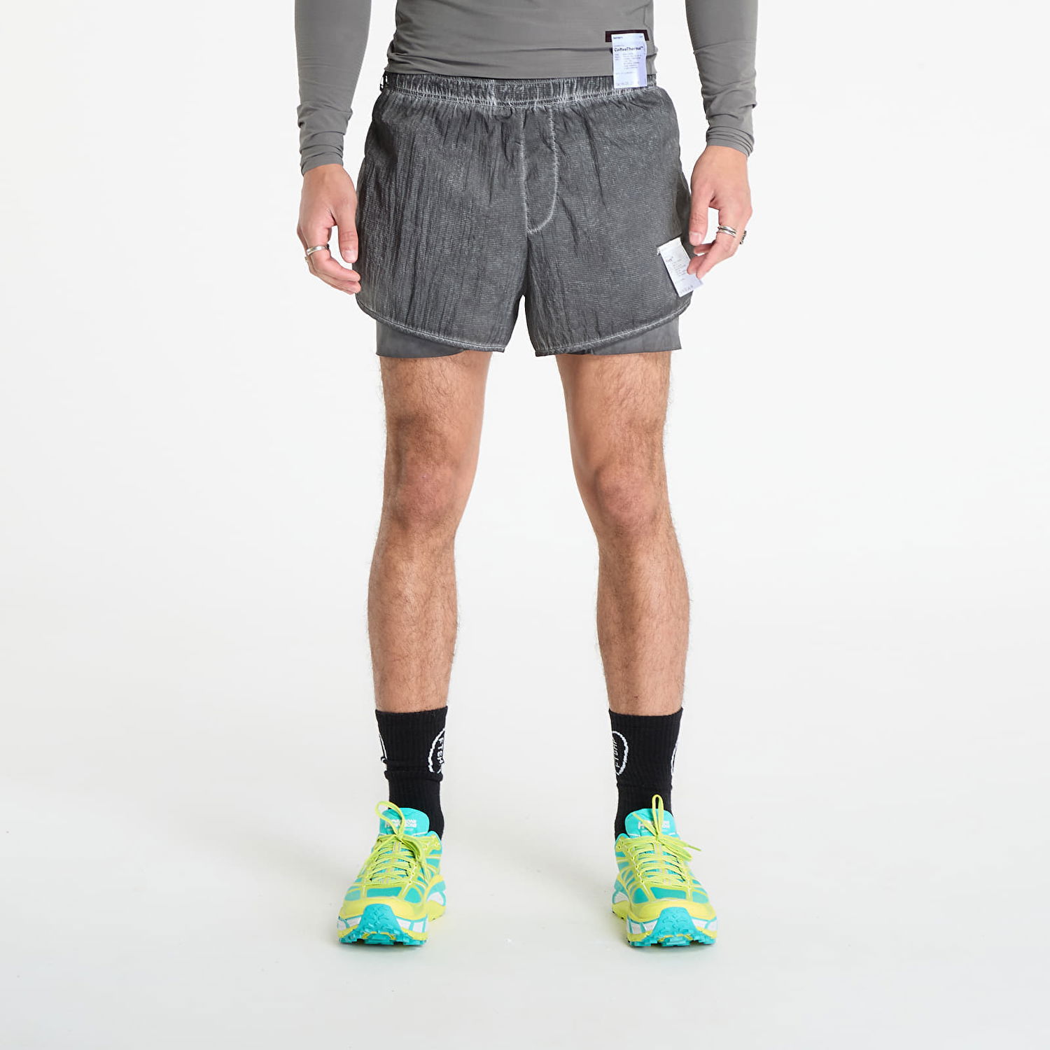 Šortky Satisfy Satisfy Rippy 3" Trail Shorts Šedá | 12042-00A00, 0