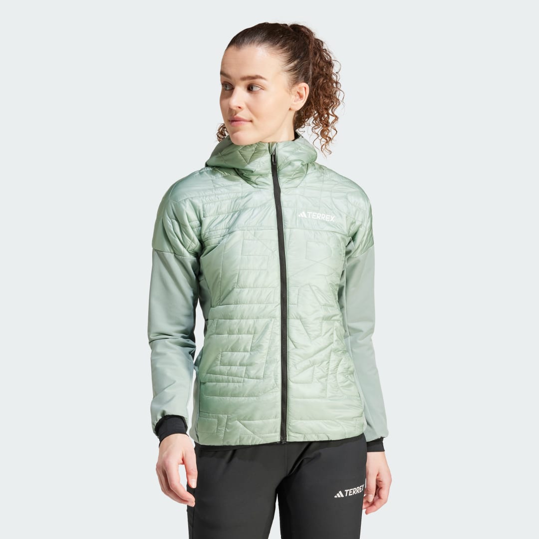 Prešívaná bunda adidas Performance Terrex Xperior Varilite Hybrid PrimaLoft Zelené | IP1469, 0
