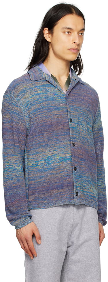 Sveter Paul Smith Paul Smith Spread Collar Knit Cardigan Modrá | M1R-856X-K02005-46, 1