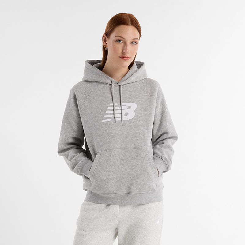 Mikina New Balance NB Hoodie Grey Šedá | Dámska mikina New Balance WT43524AG – sivé, 0