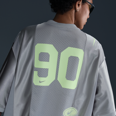 Dres Nike Nike Sportswear Street Loose Fit Graphic Short Sleeve Jersey Šedá | HJ0280-077, 4