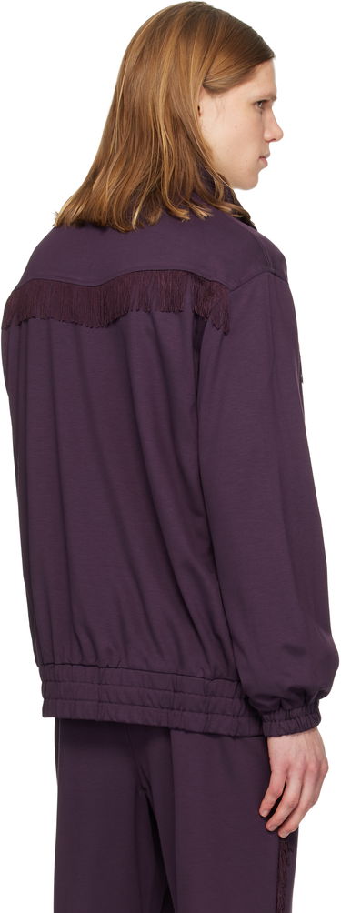 Bunda Needles Fringe Track Jacket Fialová | QV334, 2