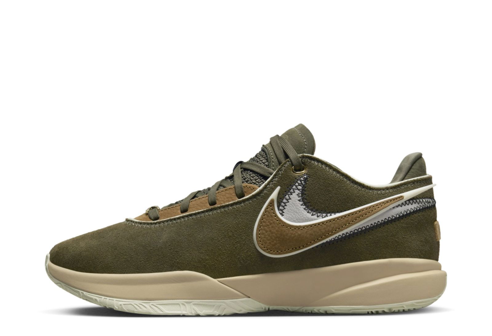 LeBron 20 "Olive Suede"