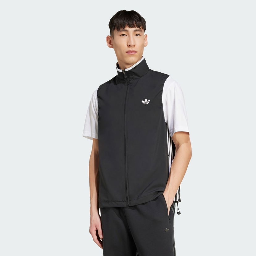 Vesta adidas Performance Adicolor Woven Vest Čierna | JZ5553