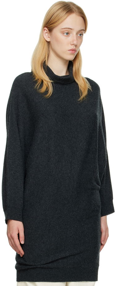 Sveter TOTEME Draped Turtleneck Sweater Šedá | 224-5111-753, 1