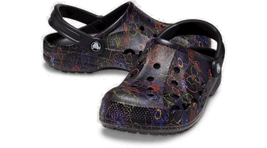 Tenisky a topánky Crocs Baya Floral Clogs Čierna | 210450-001, 1