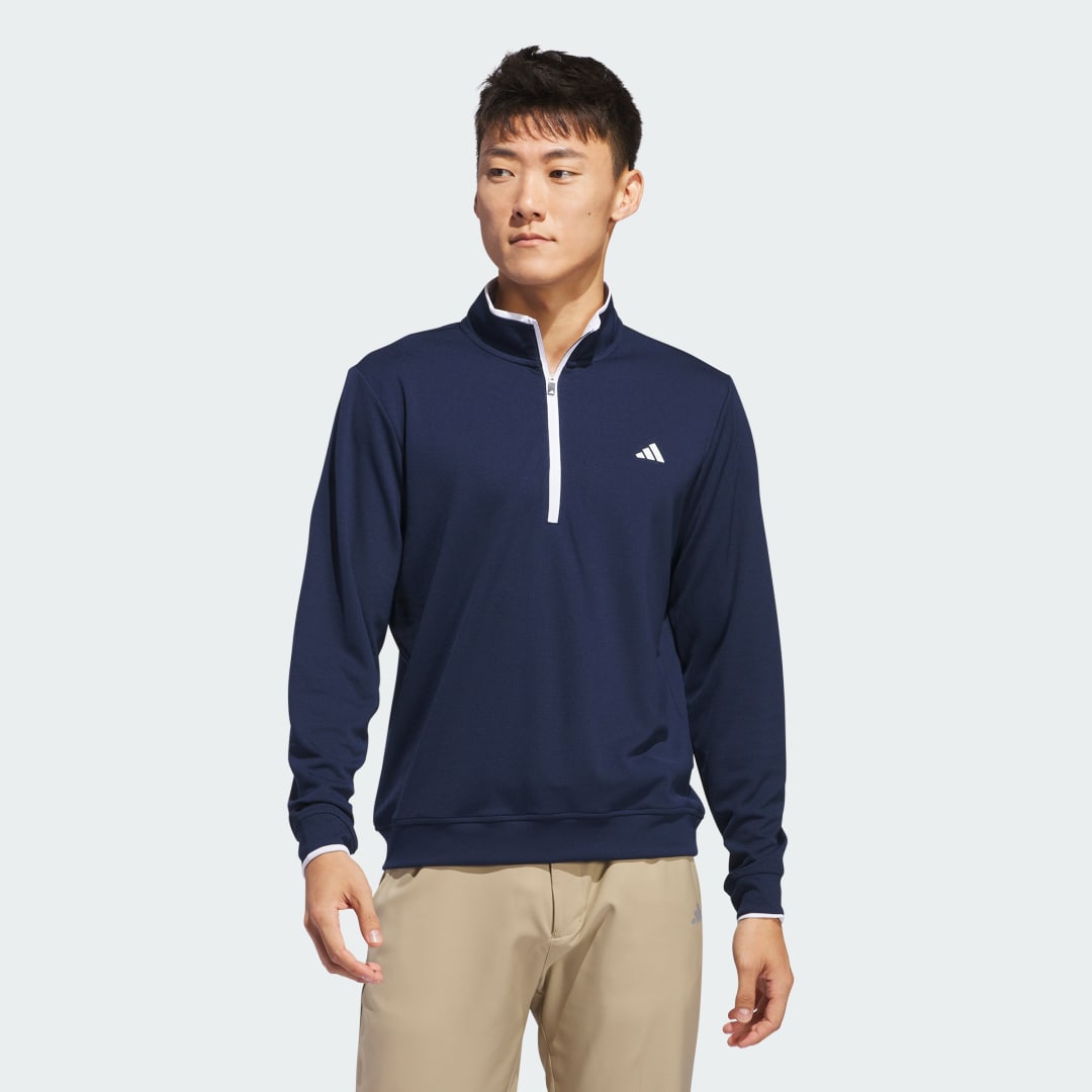 Mikina adidas Performance Lightweight Half-Zip Top Navy | IU4511, 1
