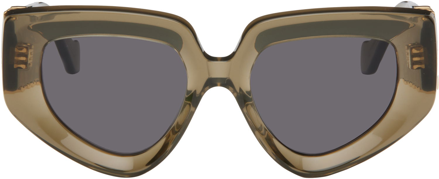 Slnečné okuliare Loewe Loewe Diamond Sunglasses Zelené | LW40154U@5196A 192337199684, 0