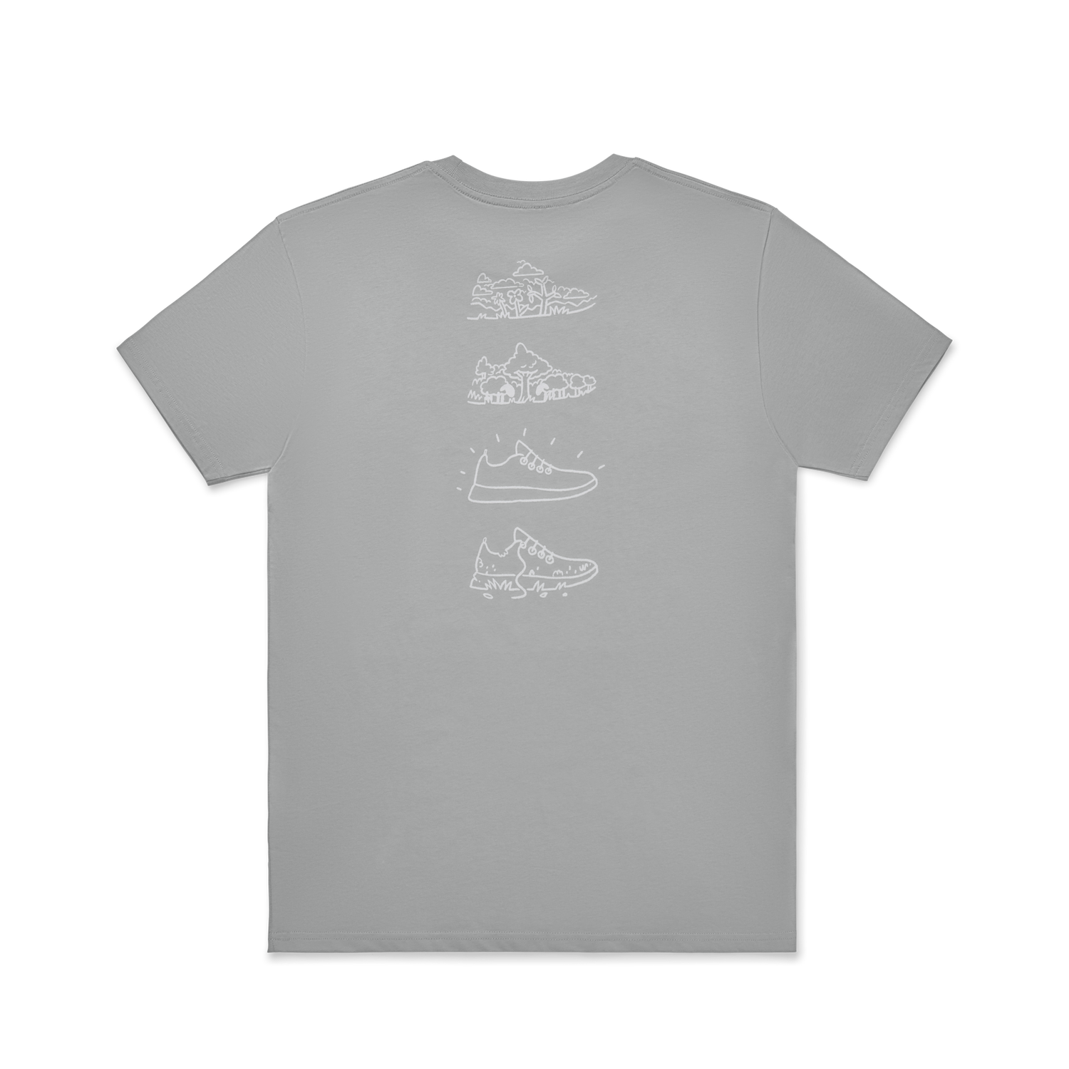 Tričko Allbirds Organic Cotton Graphic T-Shirt Šedá | A11525M, 1